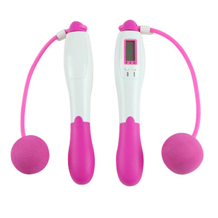 Digital Professional Counting Jump Rope Sports Ball Counter Skipping Rope, Jump Rope with Ball (Pink), Jump Rope with Ball (Blue), Jump Rope with Ball (Green)