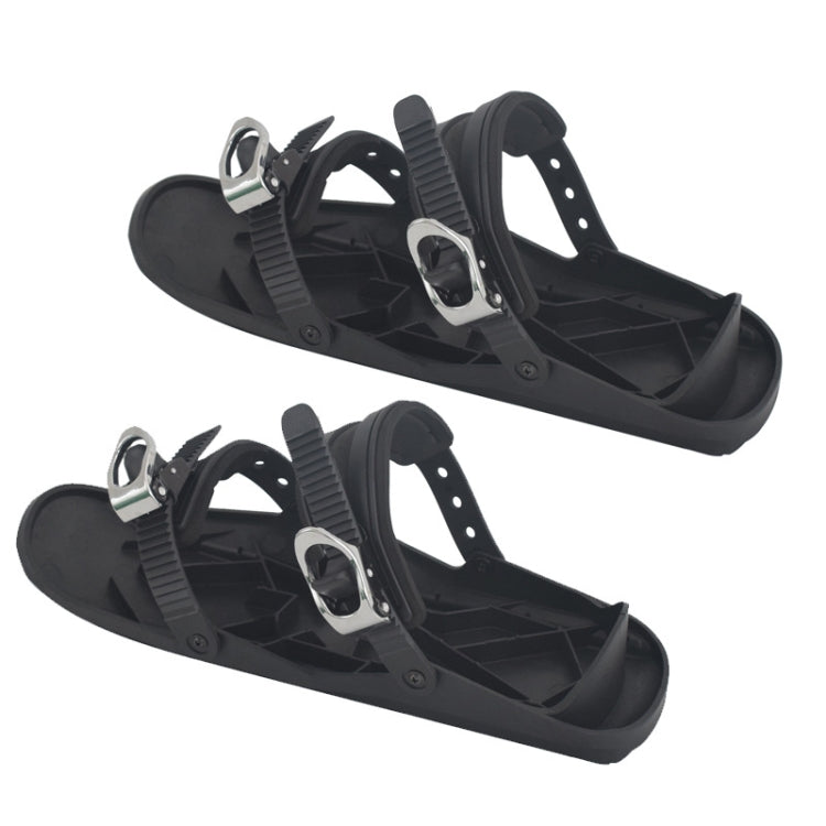 One Pair Outdoor Sports Mini Ski Shoes Ski Board, Size: One Size, without Leather Buckle Strap