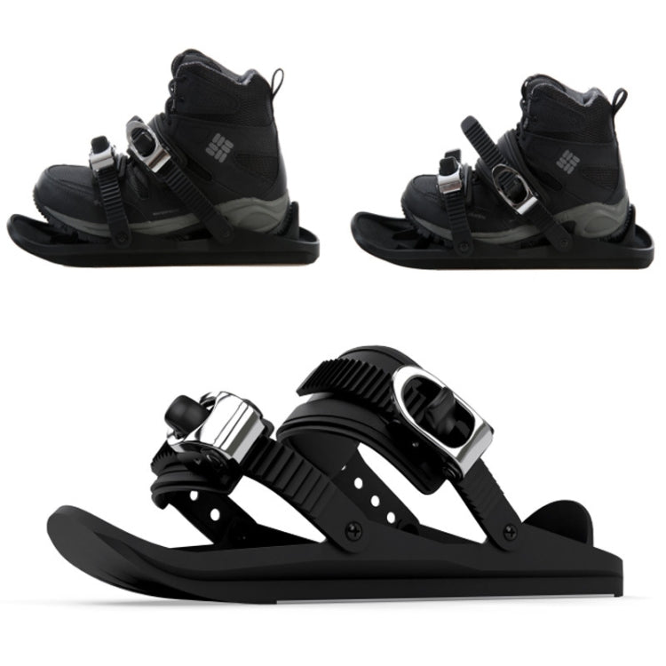 One Pair Outdoor Sports Mini Ski Shoes Ski Board, Size: One Size, without Leather Buckle Strap
