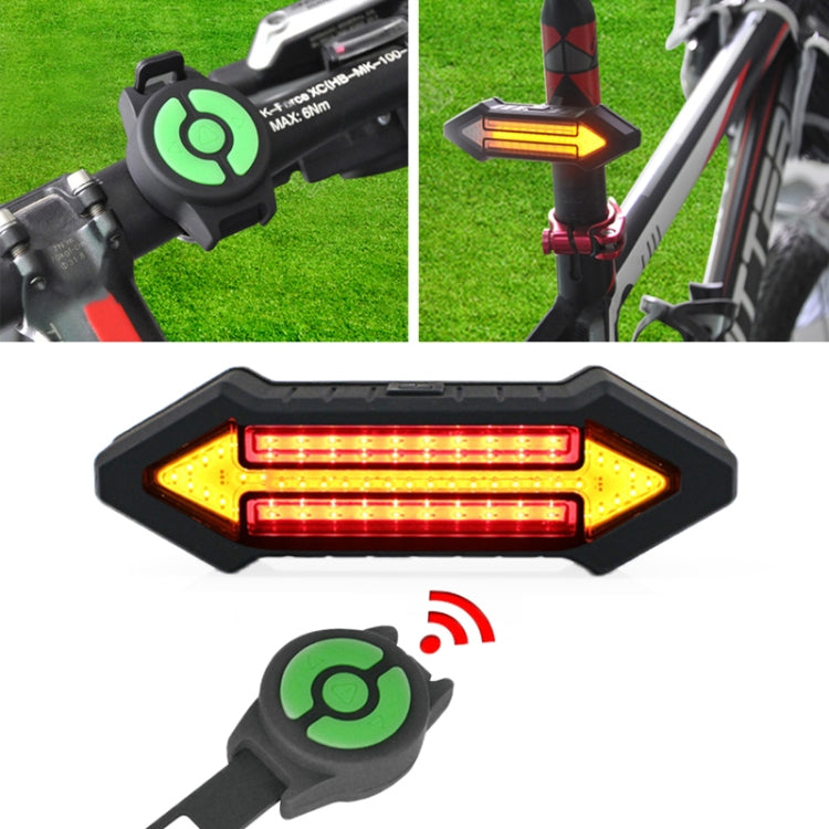 Bicycle Tail Light Intelligent Wireless Remote Control Turn Signal Warning Light, Turn Signal Warning Light