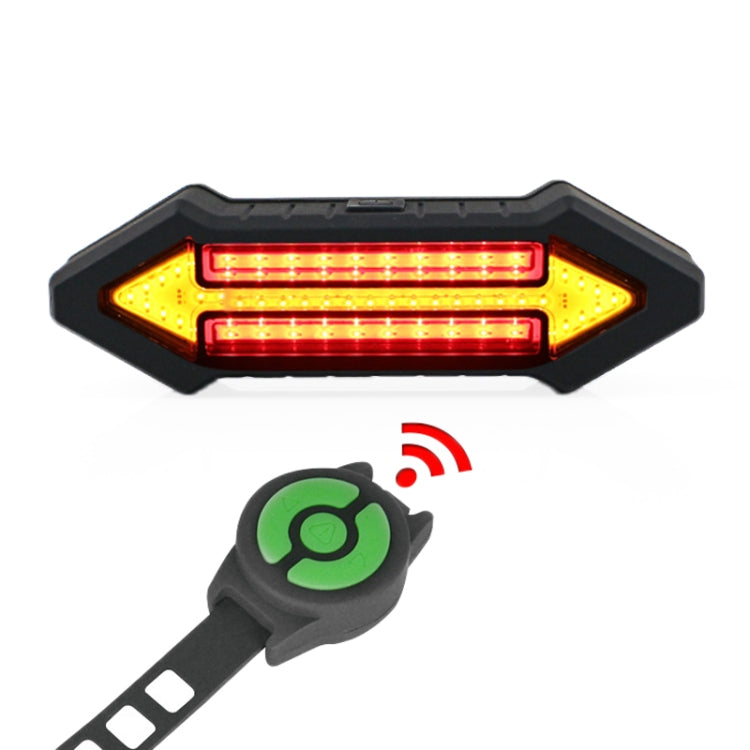 Bicycle Tail Light Intelligent Wireless Remote Control Turn Signal Warning Light, Turn Signal Warning Light