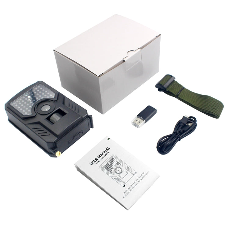 PR-200B 120 Degrees Wide Angle Lens IP56 Waterproof  12MP 1080P HD Infrared Hunting Trail Camera, Support TF Card, PIR Distance: 10-15m, PR200B