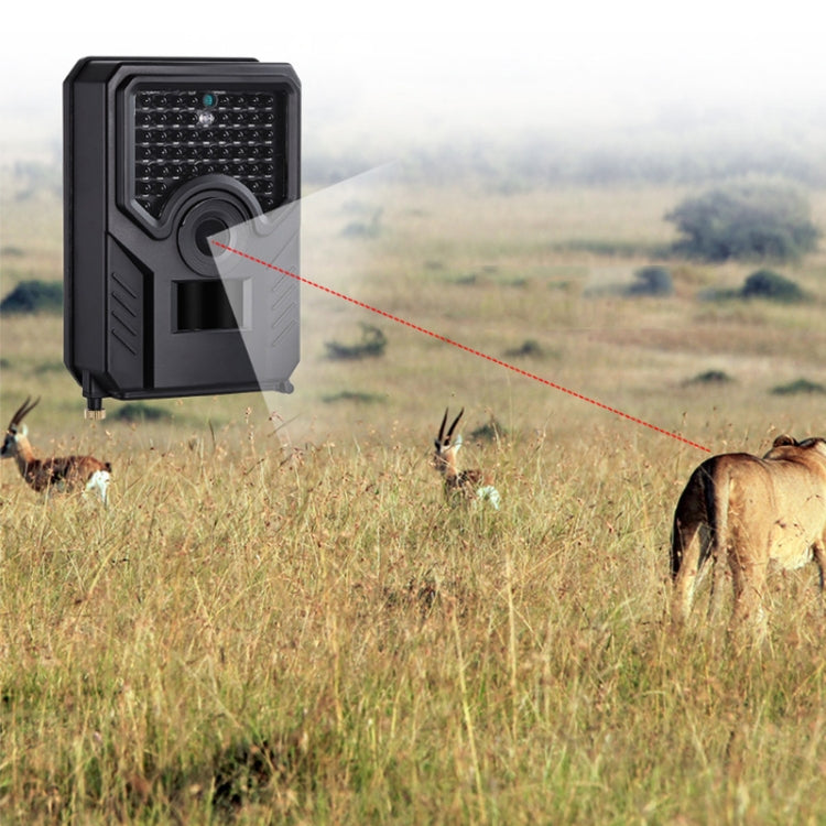 PR-200B 120 Degrees Wide Angle Lens IP56 Waterproof  12MP 1080P HD Infrared Hunting Trail Camera, Support TF Card, PIR Distance: 10-15m, PR200B