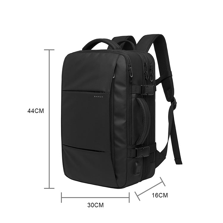 BANGE Business Backpack Men Travel Waterproof Large Capacity Computer Shoulders Bag, Business Backpack (Blue), Business Backpack (Pink), Business Backpack (Black)