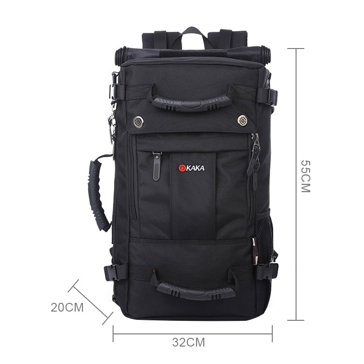 KAKA Large Capacity Backpack Men Travel Bag Leisure Student Waterproof Shoulders Bag with Lock, KAKA Shoulders Bag