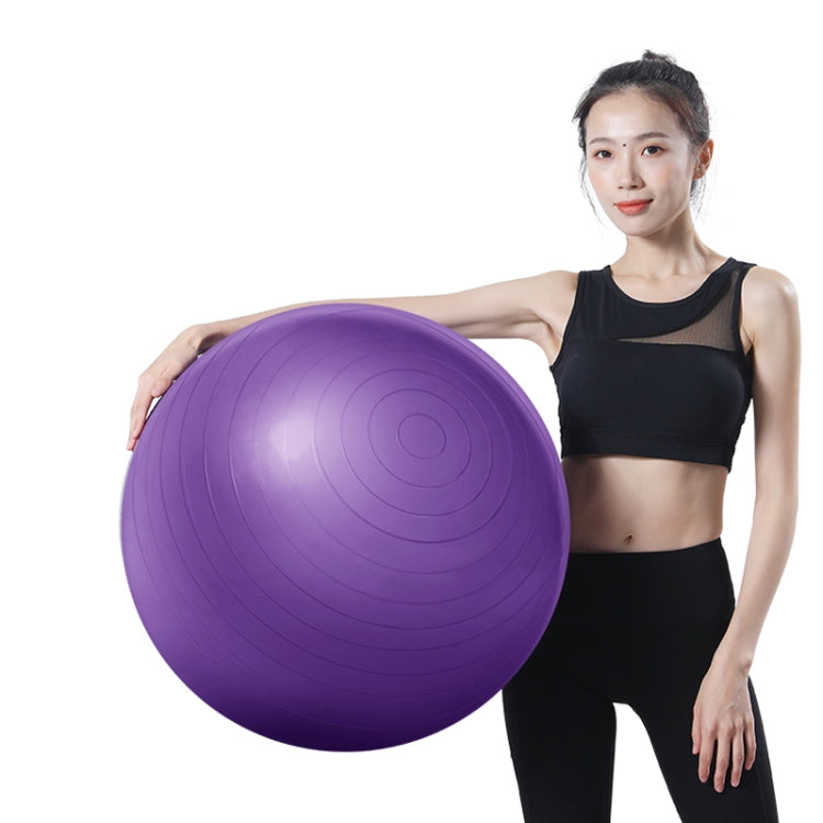 Thickening Explosion-proof Big Yoga Ball Sport Fitness Ball Environmental Pregnant Yoga Ball, Diameter: 65cm, 65cm(Pink), 65cm(Purple)