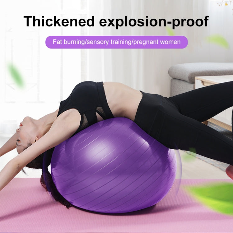 Thickening Explosion-proof Big Yoga Ball Sport Fitness Ball Environmental Pregnant Yoga Ball, Diameter: 65cm, 65cm(Pink), 65cm(Purple)