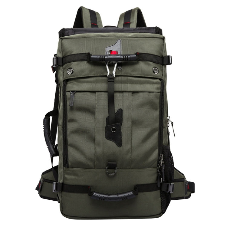 KAKA kaka2070 Oversized Version Men Oxford Cloth Waterproof Backpack Mountain Bag, Capacity: 50L, 50L(Army Green), 50L(Black), 50L(Blue)