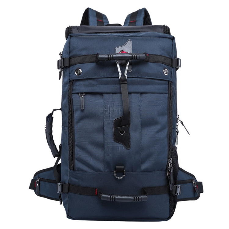 KAKA kaka2070 Oversized Version Men Oxford Cloth Waterproof Backpack Mountain Bag, Capacity: 50L, 50L(Army Green), 50L(Black), 50L(Blue)
