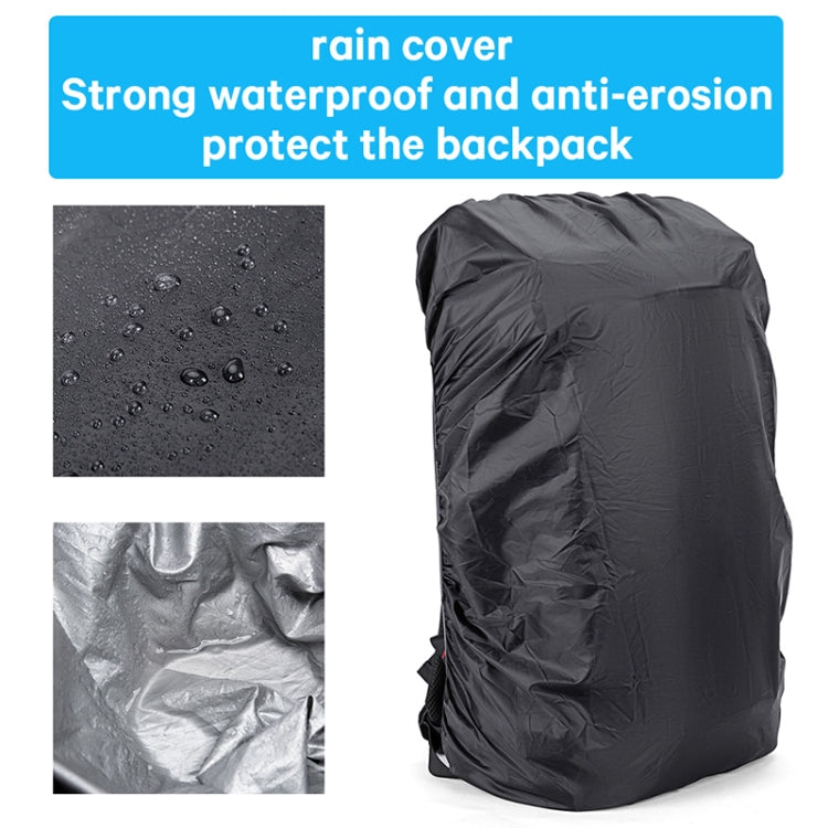 KAKA kaka2070 Oversized Version Men Oxford Cloth Waterproof Backpack Mountain Bag, Capacity: 50L, 50L(Army Green), 50L(Black), 50L(Blue)
