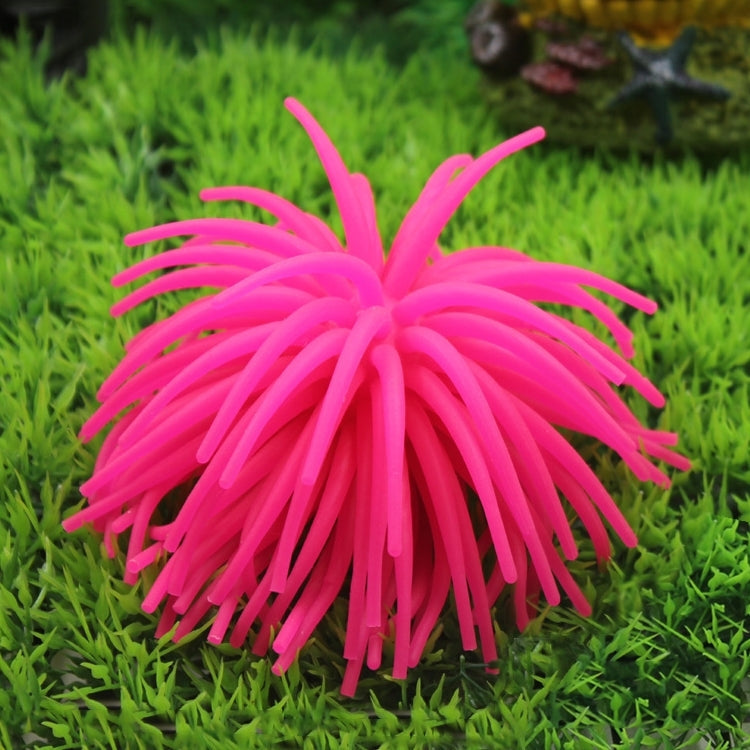 Aquarium Articles Decoration TPR Simulation Sea Urchin Ball Coral, Size: S, Diameter: 7cm, Size: S