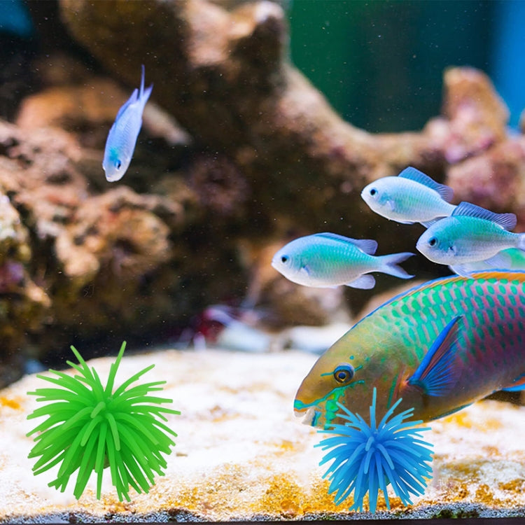 Aquarium Articles Decoration TPR Simulation Sea Urchin Ball Coral, Size: S, Diameter: 7cm, Size: S