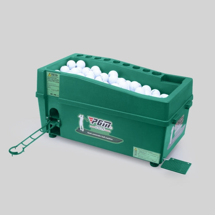 PGM Golf Ball Dispenser Automatic Tee Up Machine with Club Rack, Size: 62x32x32cm, 62x32x32cm Green