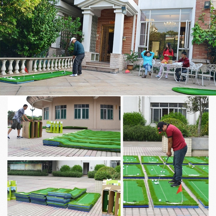 PGM Golf Double Colors Putting Mat Push Rod Trainer, Size: 50x300cm, Size: 50x300cm