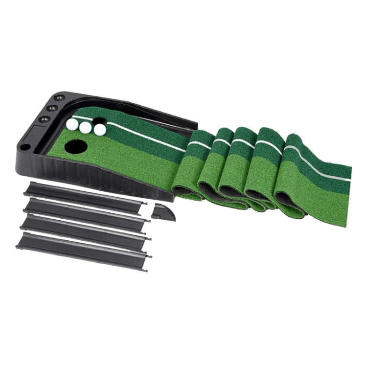 PGM Golf Mini Putting Mat Push Rod Trainer 3m, without Auto Ball Return Fairway, 3m, without Auto Ball Return Fairway