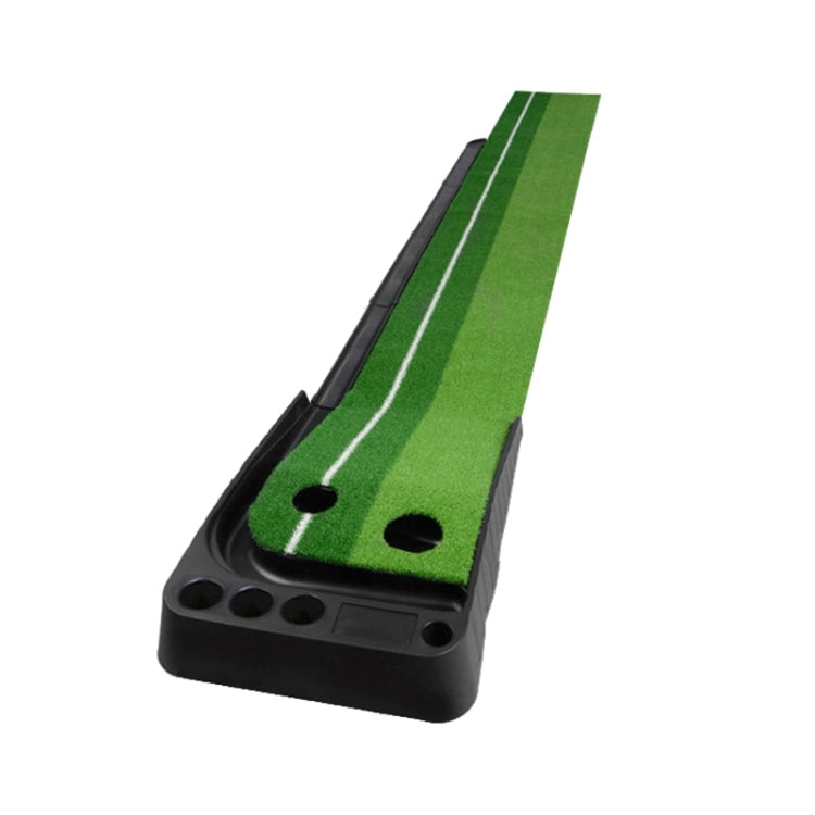 PGM Golf Mini Putting Mat Push Rod Trainer 3m, with Auto Ball Return Fairway, 3m, with Auto Ball Return Fairway