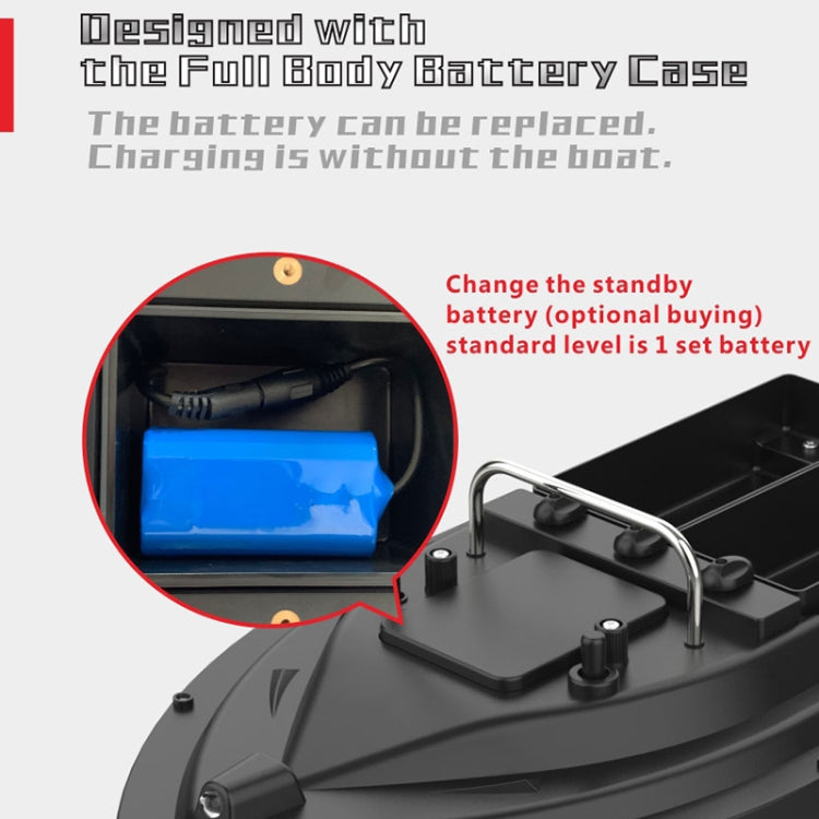 D16C Outdoor Remote Control Double Motors Bait Fishing Boat, US Plug, D16C (US Plug)