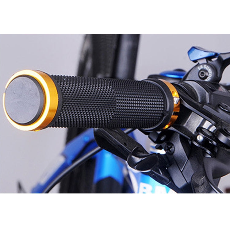 OQSPORT 2 PCS Bike Hand Grips Bilateral Lock Straight Barrel MTB Bicycle Anti-slip Handlebar Grips, 801