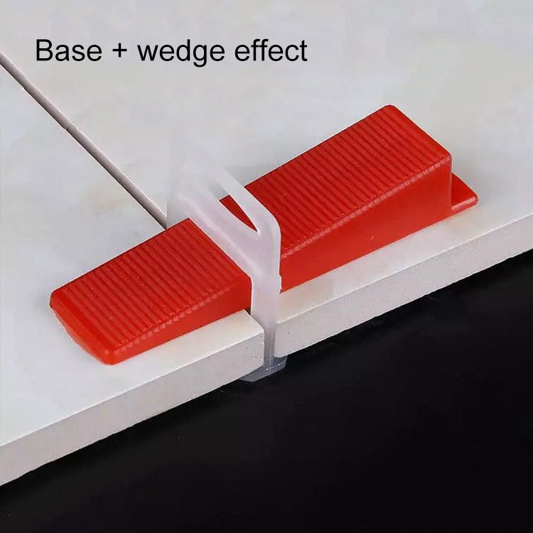 100 PCS 2.0mm Lengthen Tile Leveling System Clips Kit Wall Floor Tile Spacer Tiling Tool  for Paving Locator Tool OG6480, 2.0mm Lengthen