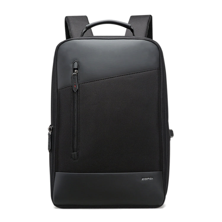 Bopai 851-009911 Business Anti-theft Waterproof Large Capacity Double Shoulder Bag,with USB Charging Port, Size: 30.5x13x45cm, 851-009911