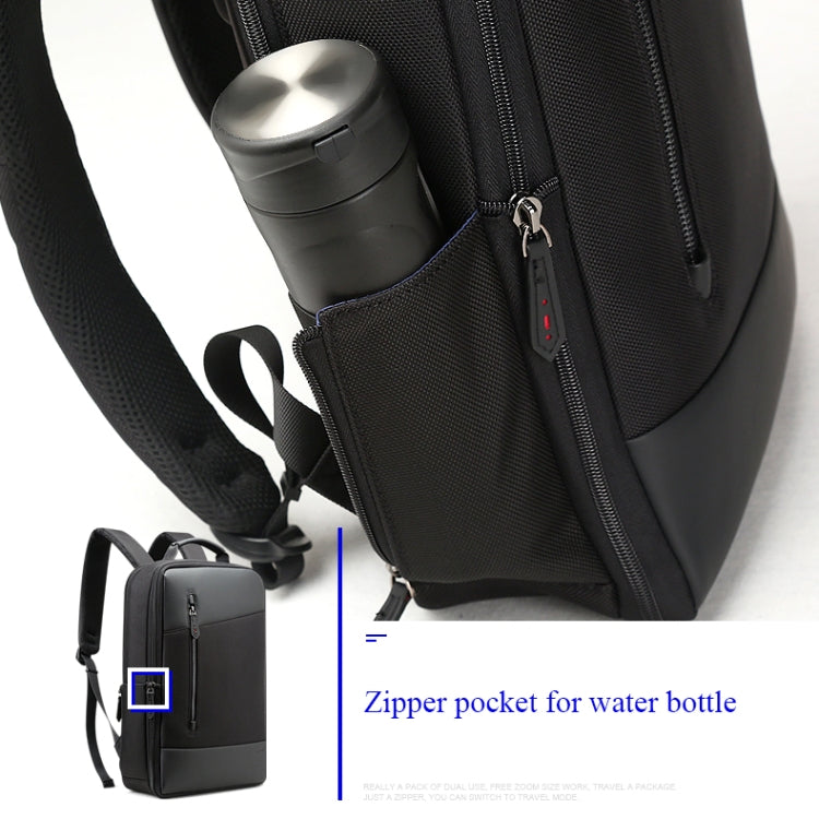 Bopai 851-009911 Business Anti-theft Waterproof Large Capacity Double Shoulder Bag,with USB Charging Port, Size: 30.5x13x45cm, 851-009911