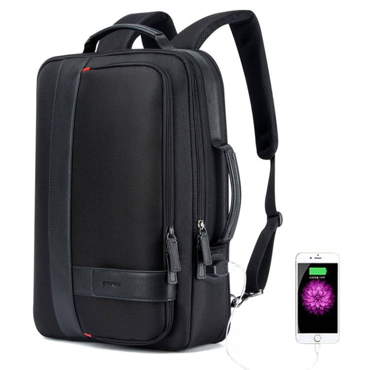 Bopai 751-006561 Large Capacity Business Casual Breathable Laptop Backpack with External USB Interface, Size: 30 x 13 x 43cm, 751-006561