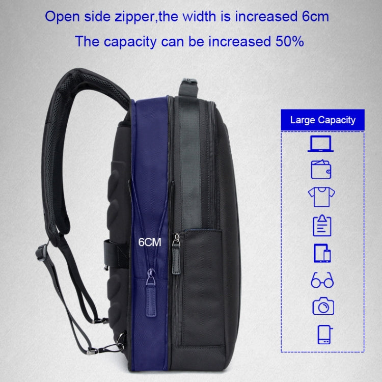 Bopai 751-006561 Large Capacity Business Casual Breathable Laptop Backpack with External USB Interface, Size: 30 x 13 x 43cm, 751-006561
