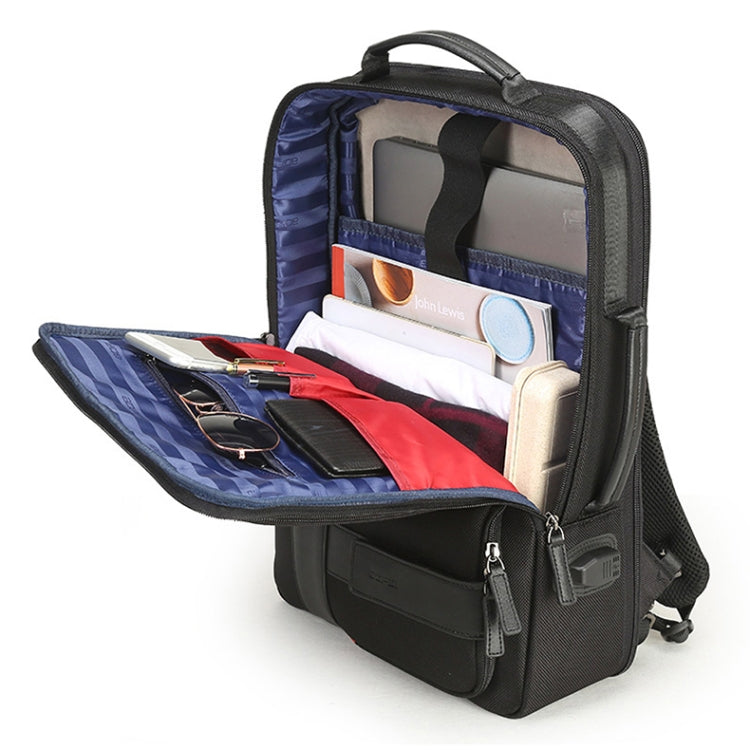 Bopai 751-006561 Large Capacity Business Casual Breathable Laptop Backpack with External USB Interface, Size: 30 x 13 x 43cm, 751-006561
