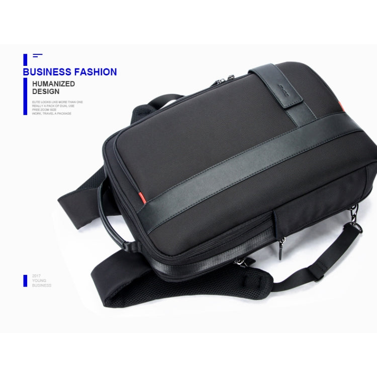 Bopai 751-006561 Large Capacity Business Casual Breathable Laptop Backpack with External USB Interface, Size: 30 x 13 x 43cm, 751-006561