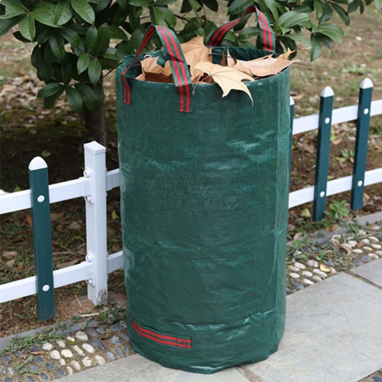 132 Gallons 500L PP Garden Fallen Leaves Bags Green Waste Bags, Size: 80cm x 100cm, 500L