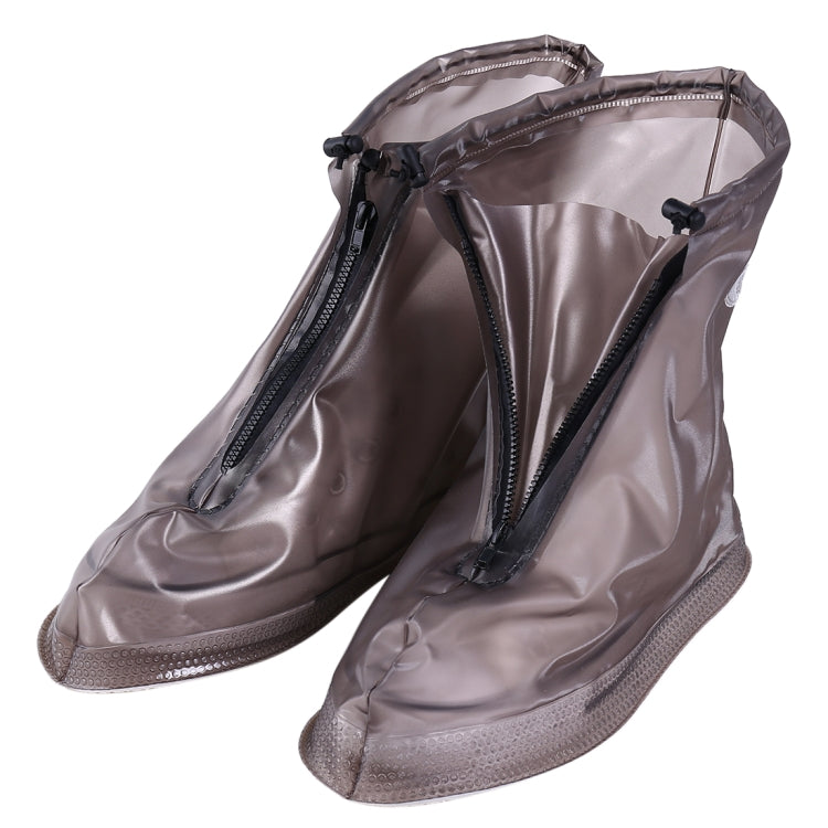 Fashion PVC Non-slip Waterproof Thick-soled Shoe Cover Size: S, Size: S