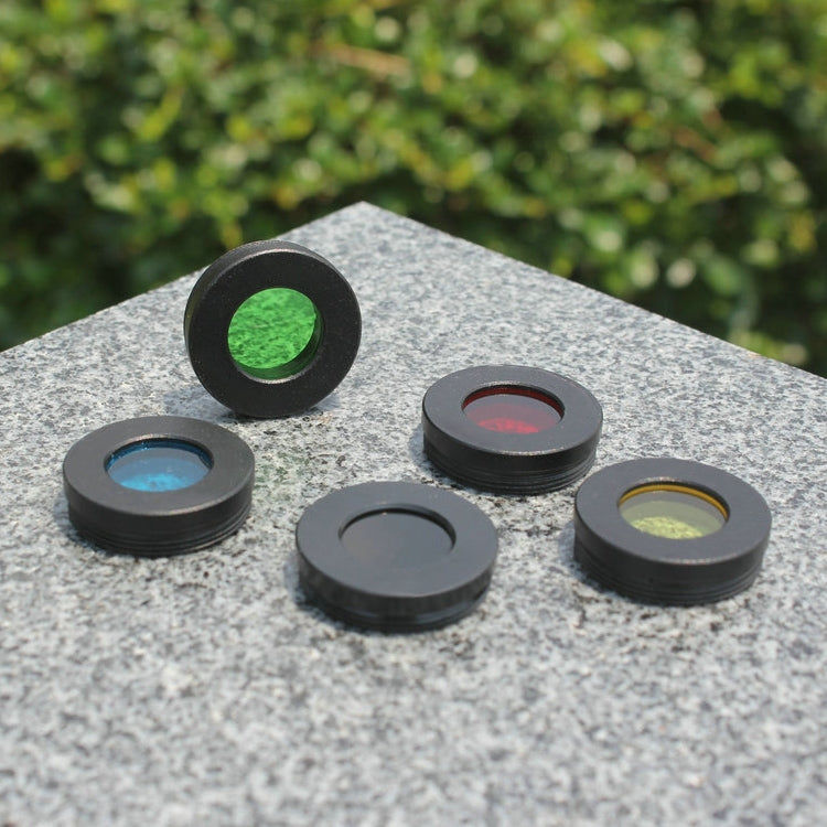 Datyson 5P9954 Astronomical Telescope Accessories 1.25 inch Planet Moon Nebula Filter Neutral Edition, Red, Yellow, Black, Orange, Pink, Green, Blue, Purple