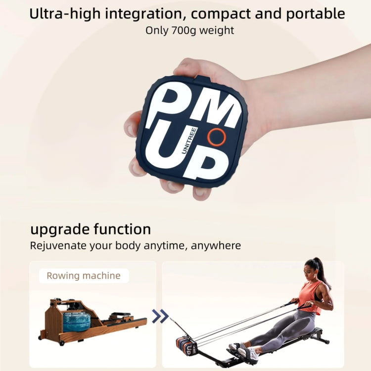 Unitree Pump Portable Home Gym Pump 4.4-44lbs Adjustable Resistance Cable Machine, Pump(Blue Orange)