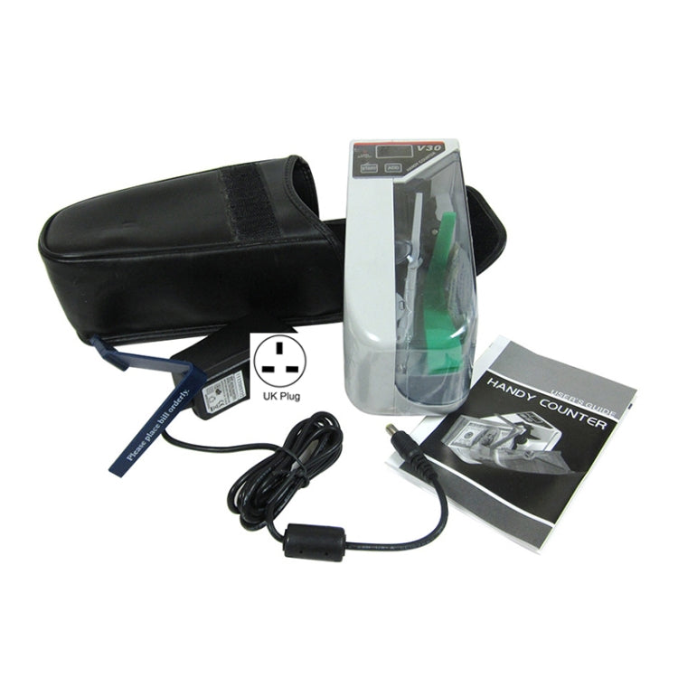 V30 Mini Portable Multi Paper Currency Counting Money Counter, UK Plug, UK Plug