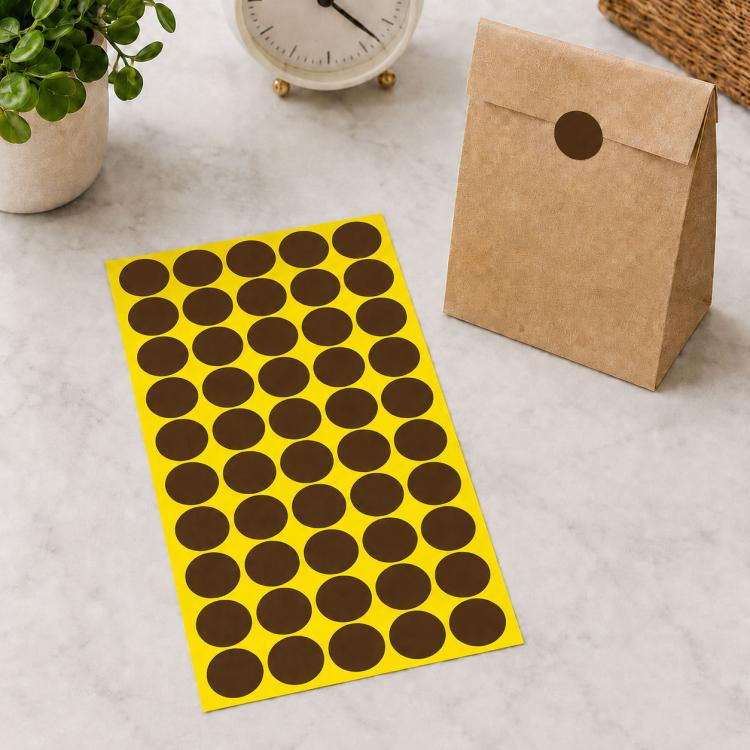 1000 PCS Round Shape Self-adhesive Colorful Mark Sticker Mark Label