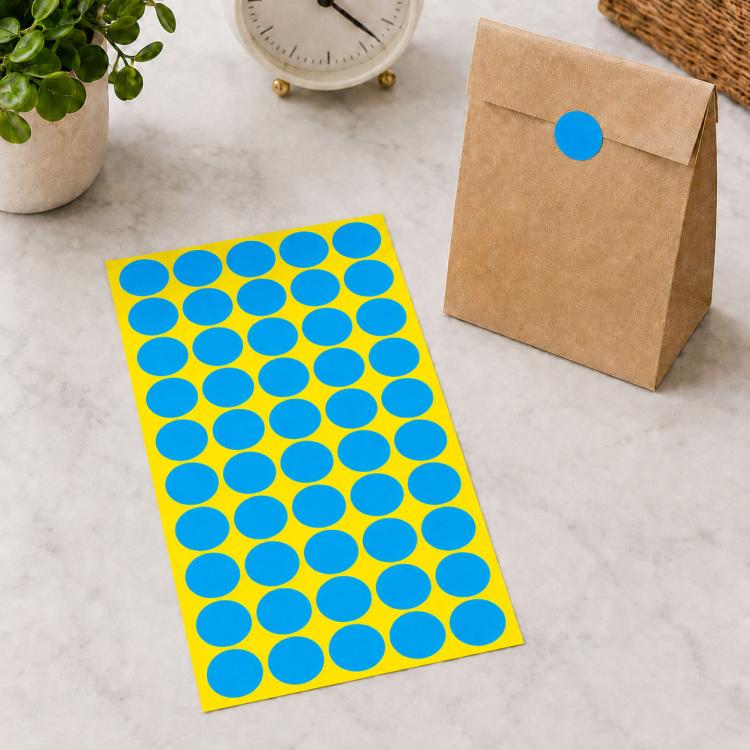 1000 PCS Round Shape Self-adhesive Colorful Mark Sticker Mark Label