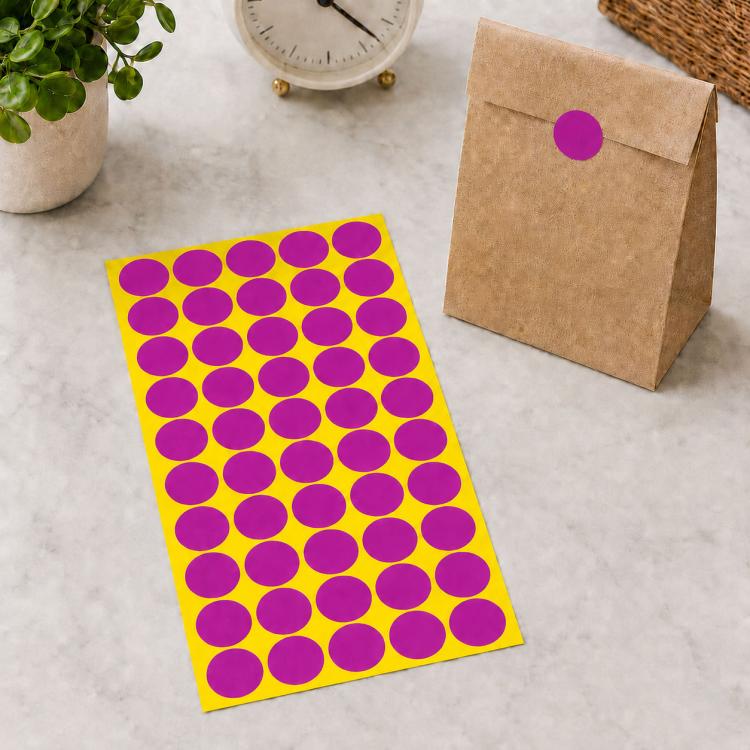 1000 PCS Round Shape Self-adhesive Colorful Mark Sticker Mark Label