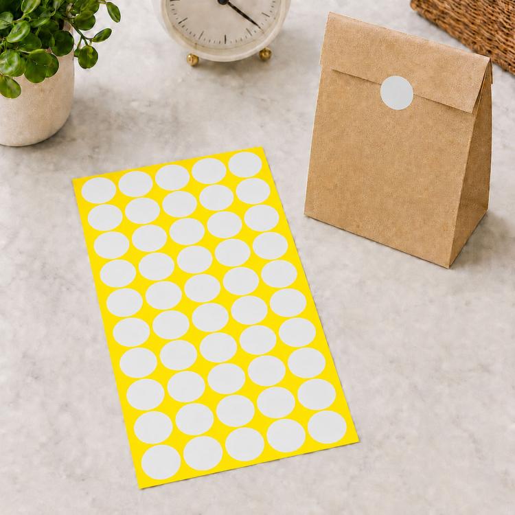 1000 PCS Round Shape Self-adhesive Colorful Mark Sticker Mark Label