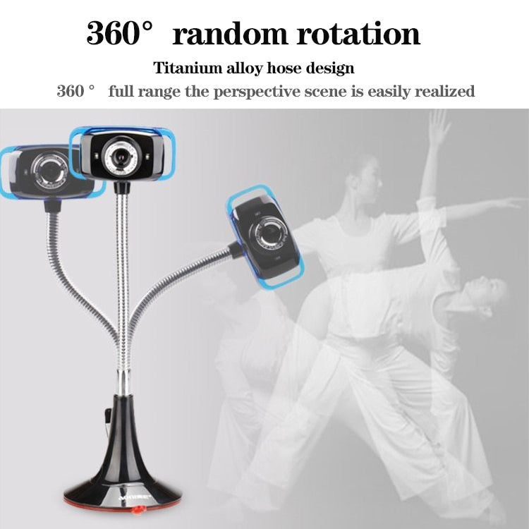aoni Kujing HD Business Vertical Photo Computer Camera with Microphone, Kujing