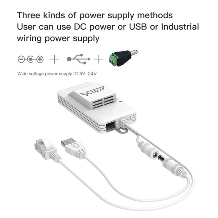 VONETS VAP11AC 5G / 2.4G Mini Wireless Bridge with Fan Version 300Mbps + 900Mbps WiFi Repeater, Support Video Surveillance & Control, VAP11AC