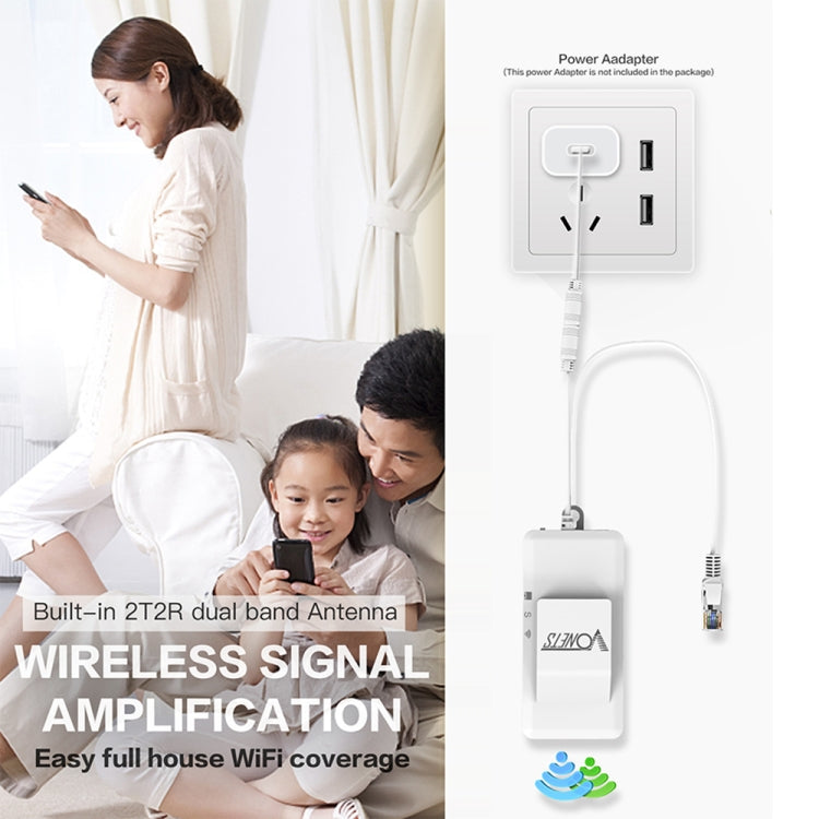VONETS VAP11AC 5G / 2.4G Mini Wireless Bridge with Fan Version 300Mbps + 900Mbps WiFi Repeater, Support Video Surveillance & Control, VAP11AC
