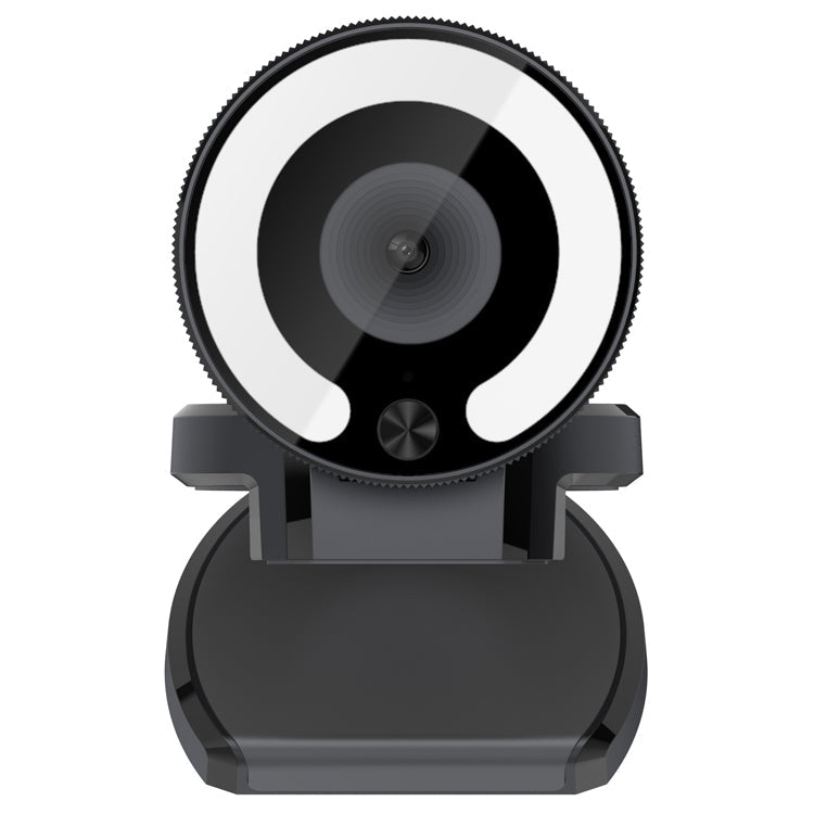 Landshine 90 Degree Wide-angle 2K USB Autofocus Computer Live Beauty HD Camera with Ring Light