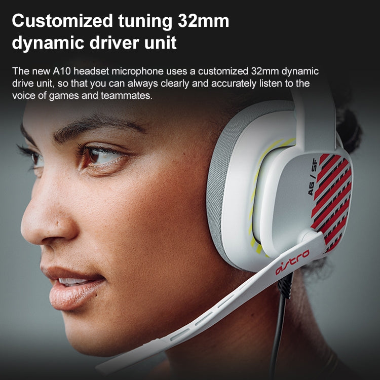 Logitech Astro A10 Gen 2 Wired Headset Over-ear Gaming Headphones