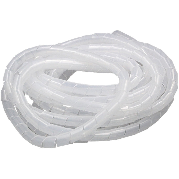 9m PE Spiral Pipes Wire Winding Organizer Tidy Tube, Nominal Diameter: 10mm, 10mm / 9m Length, 10mm /  9m Length