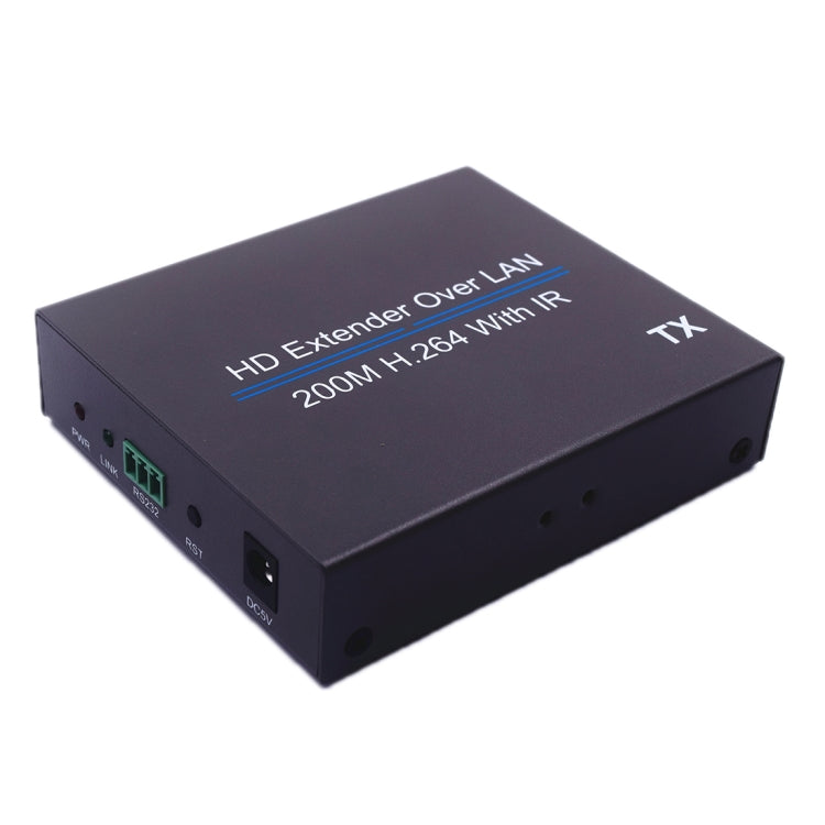 NK-E200IR 200m Over LAN HDMI H.264 HD (Transmitter + Receiver) Extender with IR, 200m