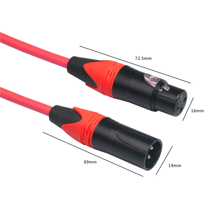 XRL Male to Female Microphone Mixer Audio Cable, Length: 5m, Length: 5m