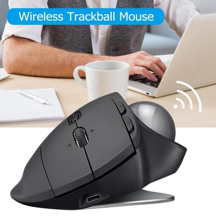 Logitech MX ERGO S 440DPI Bluetooth + Unifying Dual-mode Wireless Trackball Optical Mouse, MX ERGO S