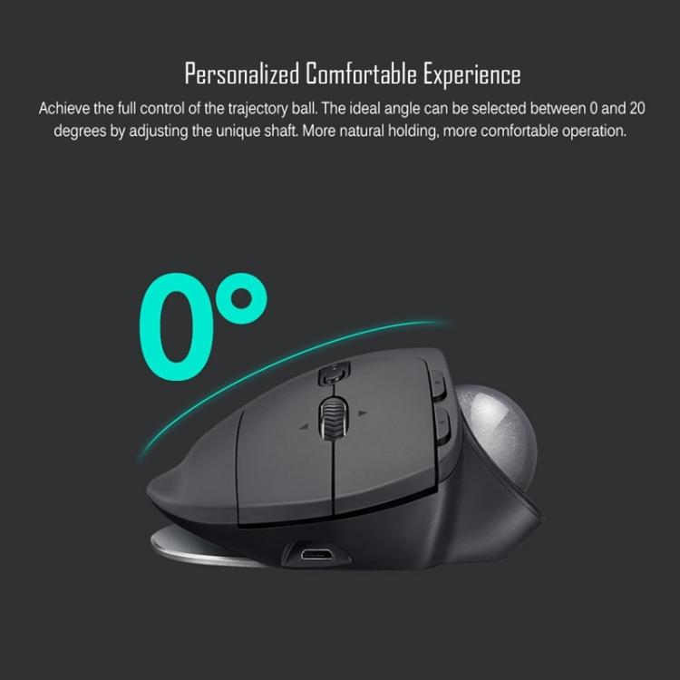 Logitech MX ERGO S 440DPI Bluetooth + Unifying Dual-mode Wireless Trackball Optical Mouse, MX ERGO S