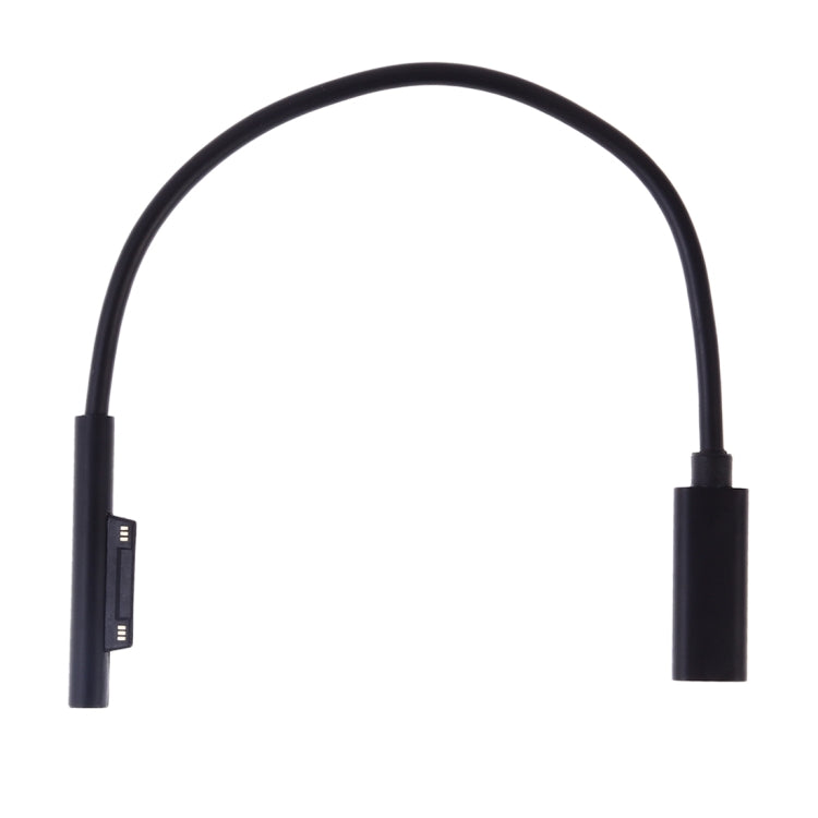 USB-C / Type-C Female to 6 Pin Male Laptop PD Fast Charging Cable for Microsoft Surface Pro 9 / 8 / 7 / 6 / 5 / 4 / 3, Cable Length: 0.2m, Pro 9 / 8 / 7 / 6 / 5 / 4 / 3 to USB-C / Type-C Female Black                                                     ...