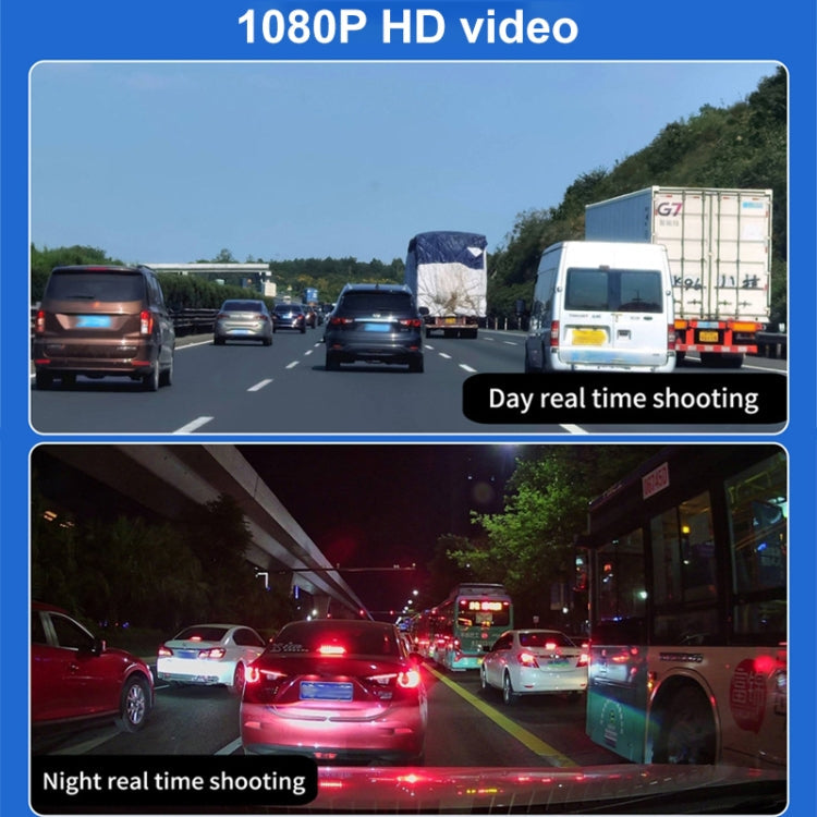 X12 2K Ultra HD Panoramic Triple Recording WiFi Car Driving Recorder Support Mobile APP, X12
